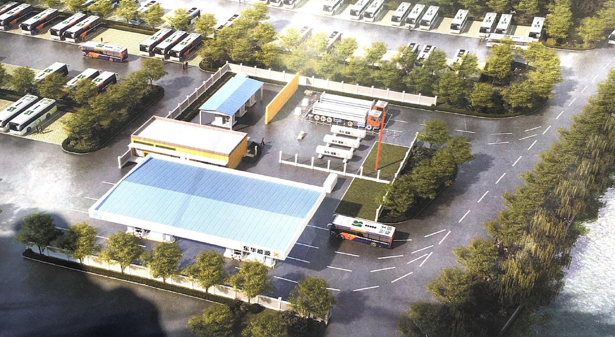 江蘇東華港城氫能源科技有限公司 加氫站施工項